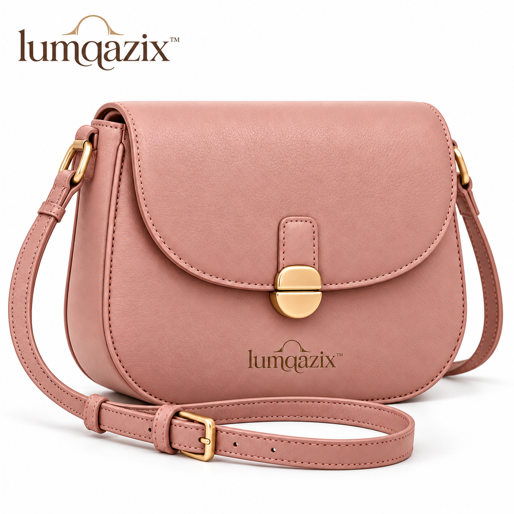 Lumqazix™ Dusty Rose Flap Crossbody
