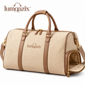 Lumqazix™ Warm Sand Canvas-Look Duffel