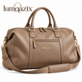 Lumqazix™ Taupe Weekender Duffel